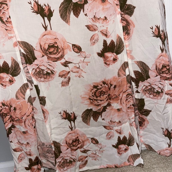 Sun dress tank top floral with slit - Picture 3 of 4